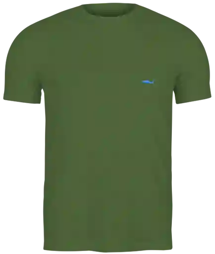 Camiseta Hombre Verde Oliva Talla M Salvador Beachwear