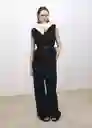 Chaleco Ankara Negro Talla S Mujer Mango