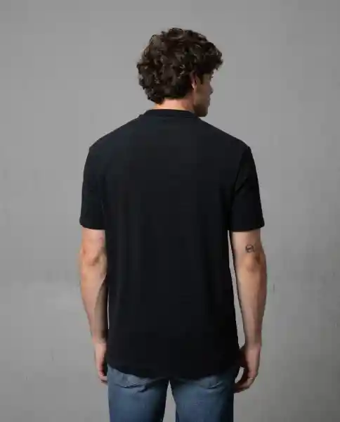 Camiseta Polo Hombre Negro M 191G102_NEG194007 Rifle