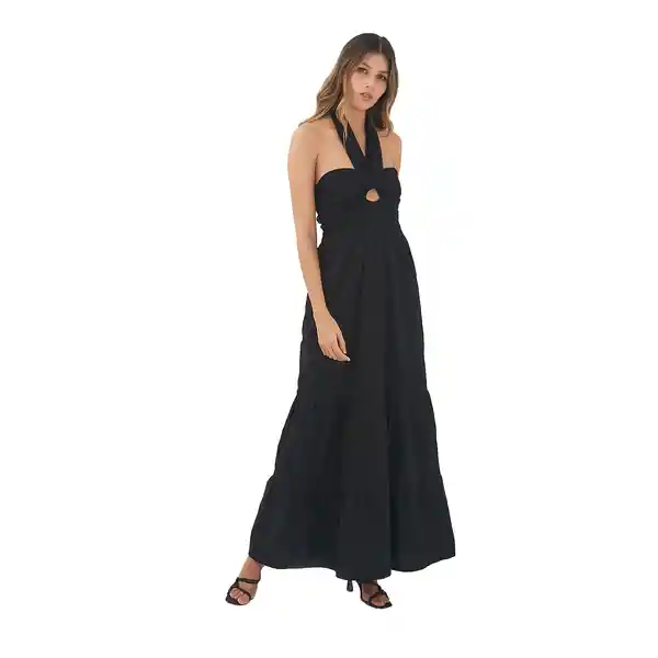 Vestido Largo María Negro Talla S