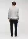 Buzo Sudadera Nola Gris Medio Vigoré Talla S Hombre Mango