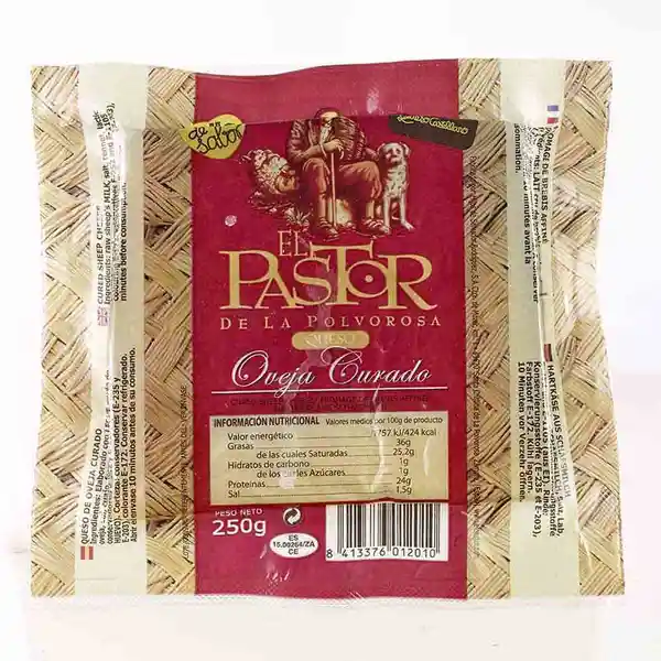 Queso el Pastor Oveja Curado Cuna