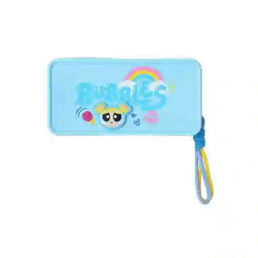 Cosmetiquera Cuadrada Serie Chicas Súper Poderosas Azul Miniso