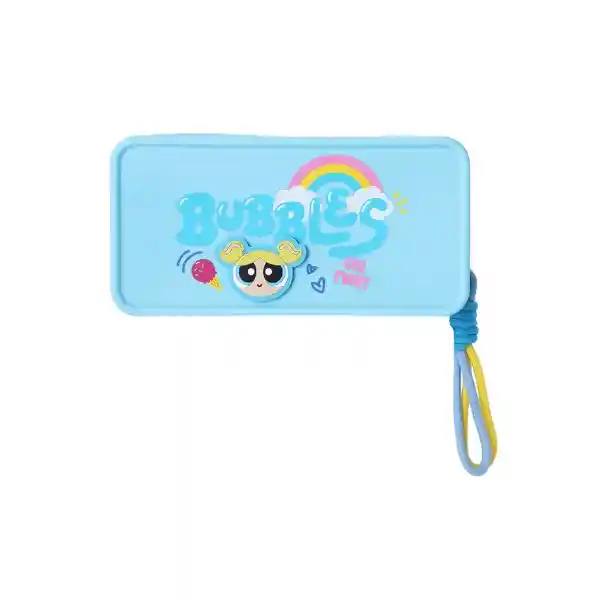 Cosmetiquera Cuadrada Serie Chicas Súper Poderosas Azul Miniso