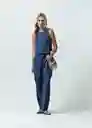 Pantalón Renata Azul Anochecer Ultra Oscuro T 4 532G304 Naf Naf