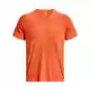 Under Armour Camiseta Streaker Deco Diamond Hombre Naranja T. MD