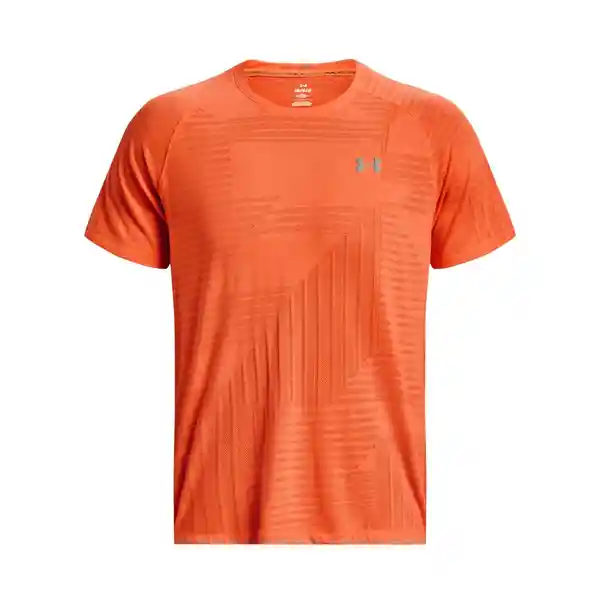 Under Armour Camiseta Streaker Deco Diamond Hombre Naranja T. MD