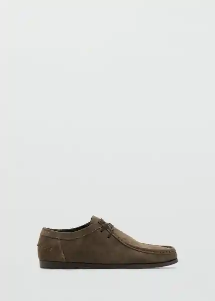 Zapatos Wallabee Khaki Talla 44 Hombre Mango