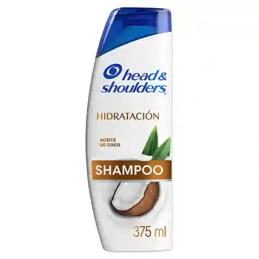 Shampoo Head Shoulders Hidratacion Aceite de Coco Champu Head and Shoulders 375 ml