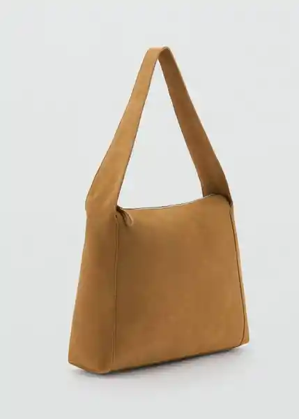 Bolso G Piramide Camel Talla 99 Mujer Mango