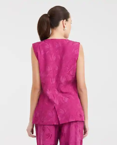 Chaleco Long Sartorial Vest Morado Zarza Oscuro M Chevignon