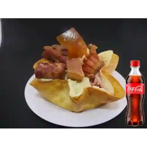 Combo Canastilla Tentacion + Coca Cola Original 400 ml