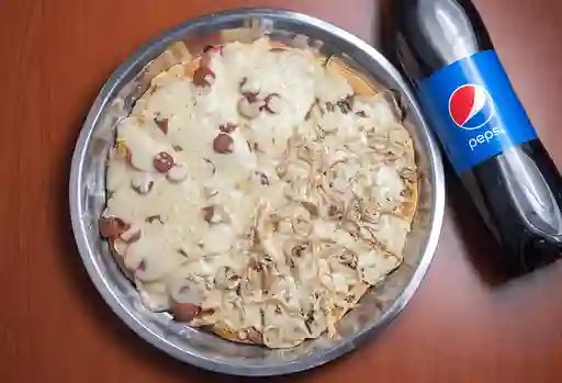 Combo pizza mediana x mitades. 30cm.