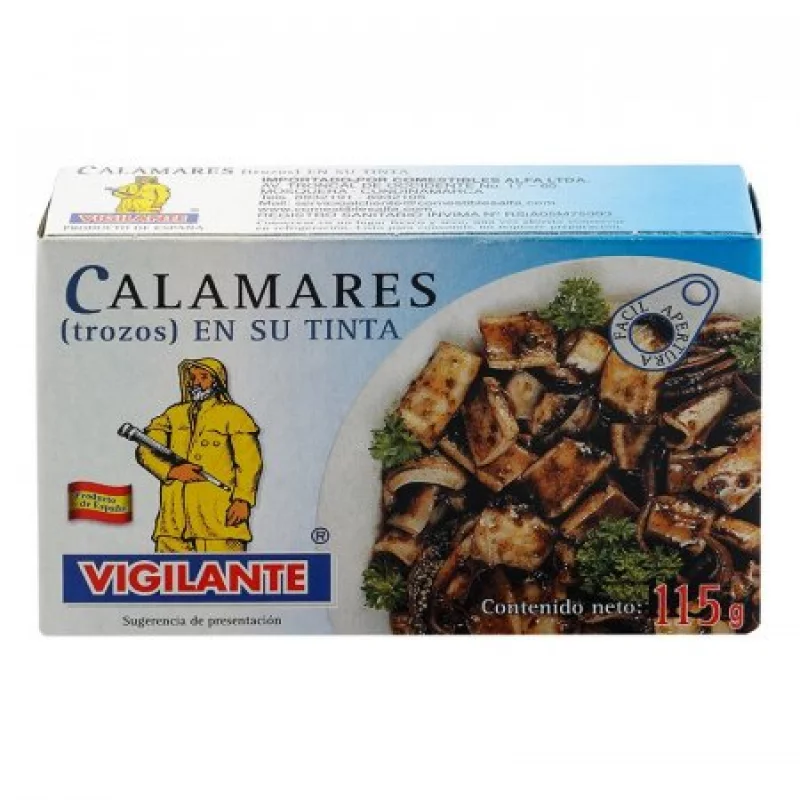 Vigilante Calamares en su Tinta 115 g