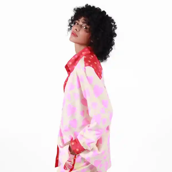 Camisa Corazones by Sacré Multicolor Talla XS/S 582018