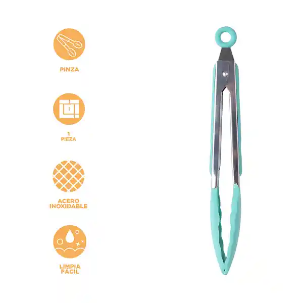 Pinza de Cocina en Silicona Serie Mis Pastelitos Verde Miniso