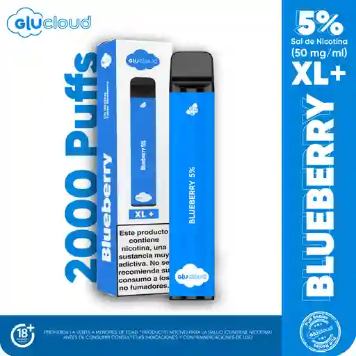 Glucloud Vaporizador Blueberry Xl+ 2000 Puff