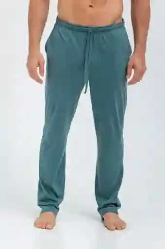 Pantalón Pijama Largo Hombre Verde M