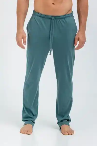Pantalón Pijama Largo Hombre Verde M