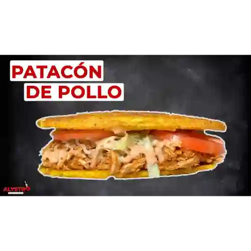 Patacón Relleno de Pollo