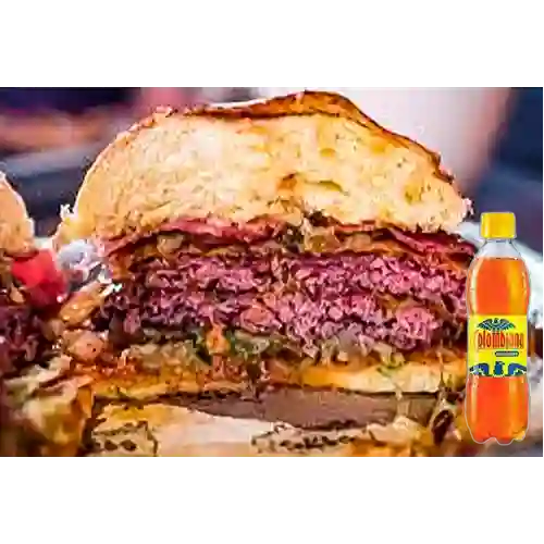 Combo Hamburguesa BBQ Texana + Colombiana 400 ml