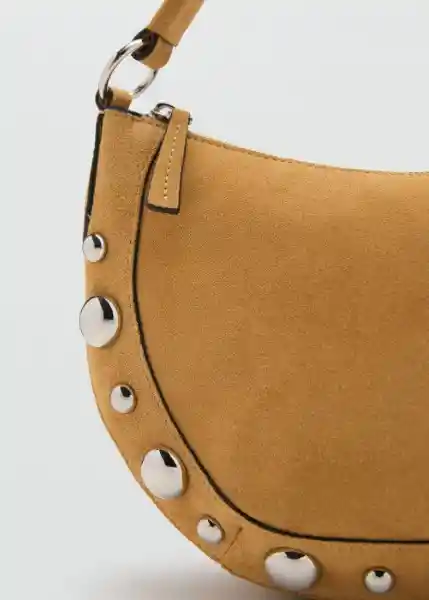 Bolso M Gari Mostaza Talla 99 Mujer Mango