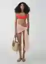 Top Bikini Sifnos Coral Talla S Mujer Mango