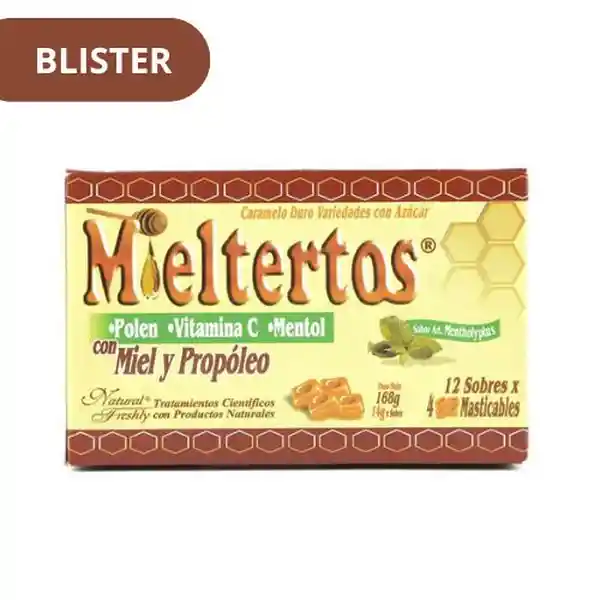 Mieltertos Caramelo Sabor a Mentholyplus Sobre (168 g)