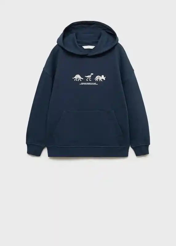 Sudadera Dinos Navy Talla 10 Niños Mango