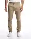 Pantalon Khakis Rocket Caqui Talla 38 Hombre Chevignon