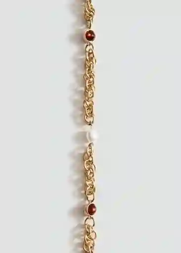 Collar Lourdes Oro Talla 99 Mujer Mango