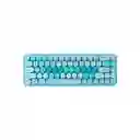 Teclado Inalambrico de Moda Modelo Verde Sk 676Ag Miniso