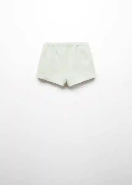 Short Faro Verde Pastel Talla 70 Niñas Mango