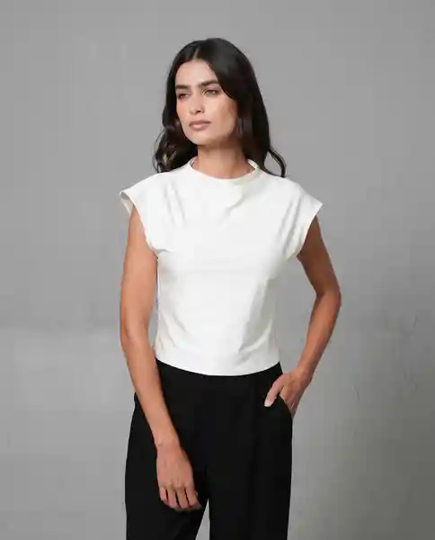 Camiseta Mujer Crudo Talla S 202G002 Rifle