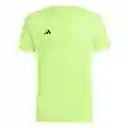 Adidas Camiseta Adizero Tee Hombre Verde Talla Ref: IX2841