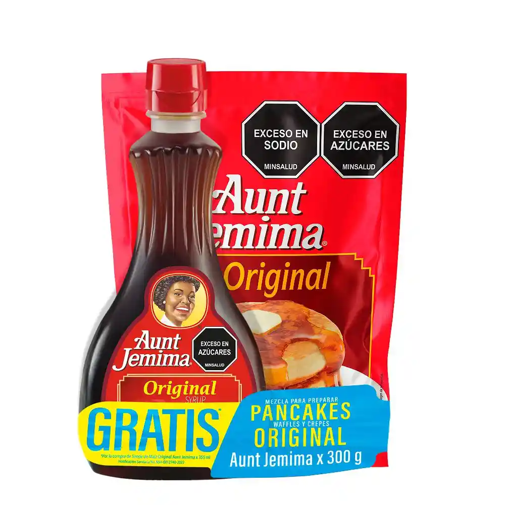 Oferta Syrup Gts Mezcla Pancakes Waffles Aunt Jemima