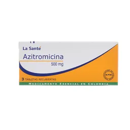  La Sante Azitromicina (500 Mg) 