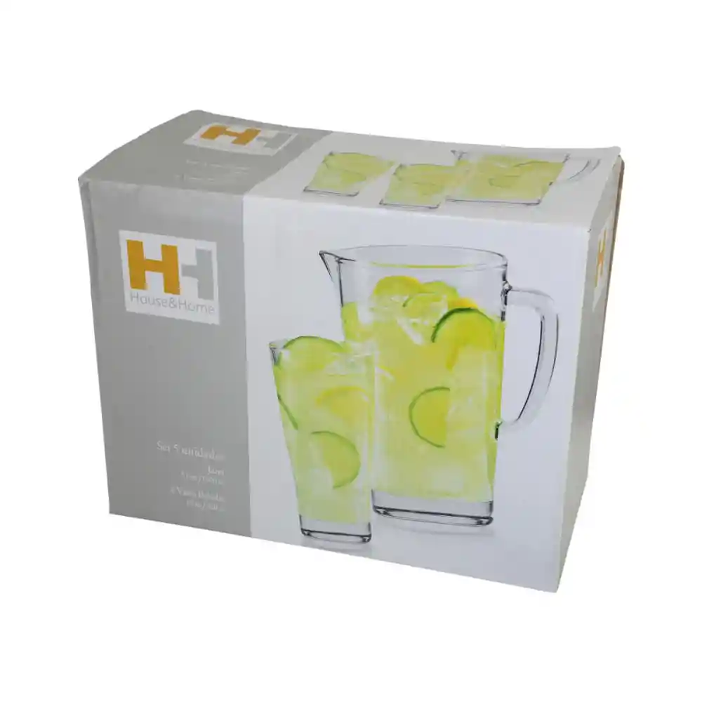 Set Jarra +4 Vaso H&h 9591elh&h