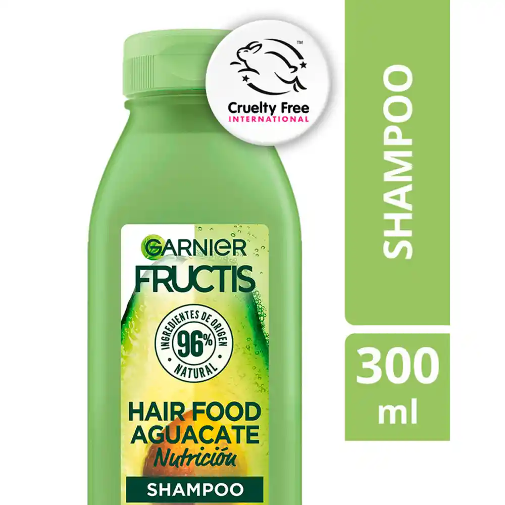 Shampoo Hair Foof Garnier Aguacate Nutrición 300 mL