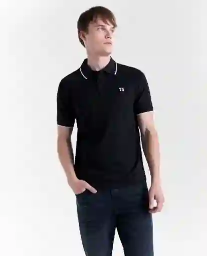 Polo Hombre Negro Talla XXL 809G083_NEG194007 Americanino
