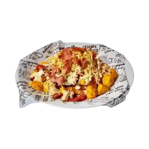 Salchipapa de la Casa