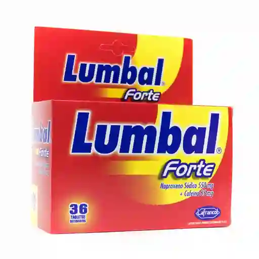 Lumbal Lafrancol Forte 550 Mg Tab Pague 30 Lle. 36