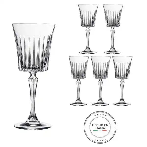 Rcr Set Copa Vino Tinto Cristalleria Italiana 25879020006