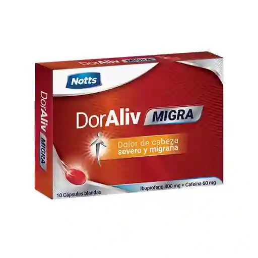 Doraliv Migra 400/ 60 Mg Capsula Blanda