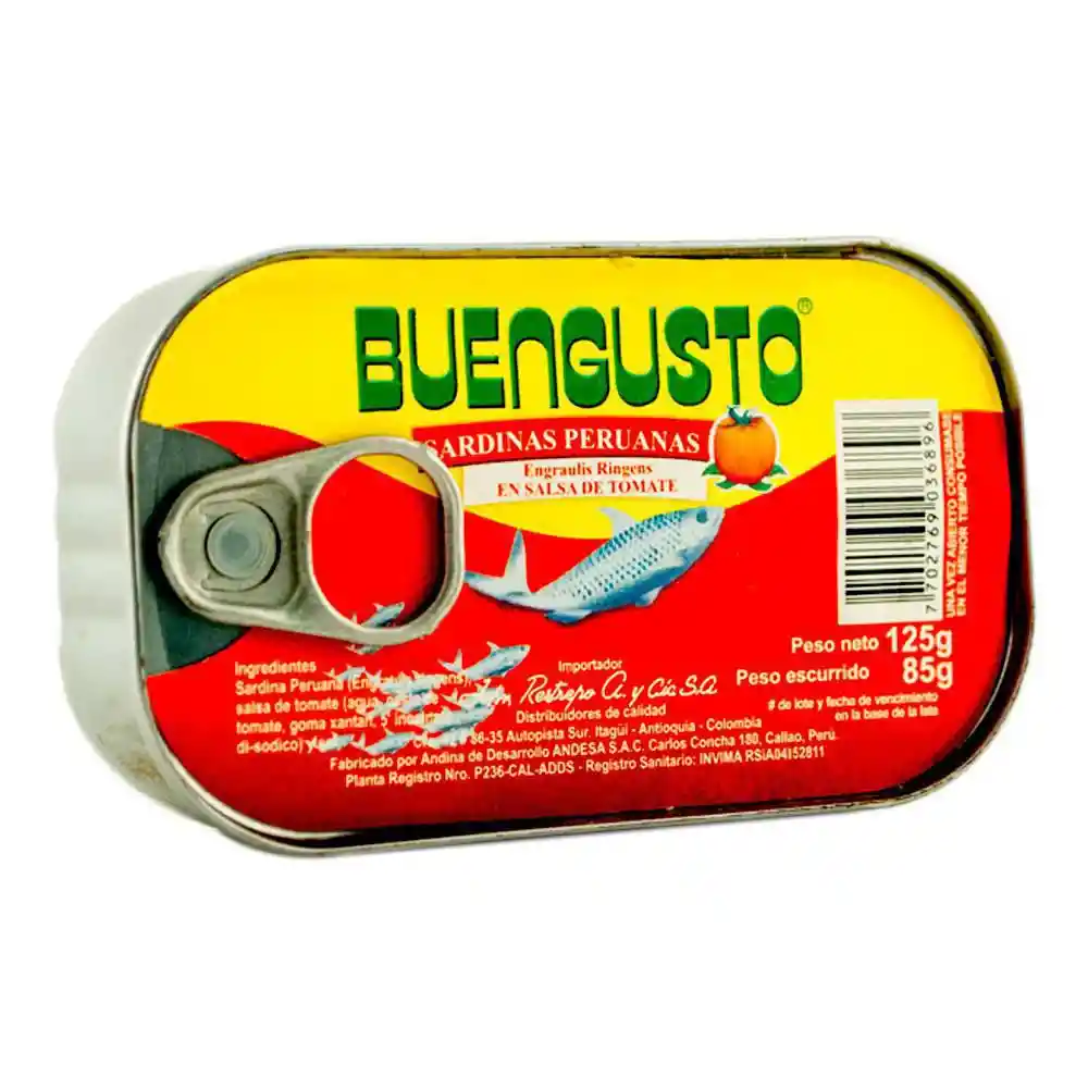 Buengusto Sardina Peruana en Salsa de Tomate