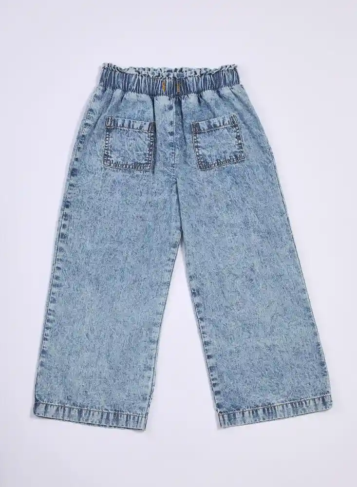 Pantalon Largo 3t-azul Oscu