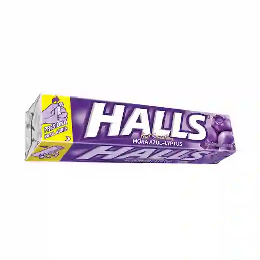 Halls Caramelo Mora Azul-Lyptus