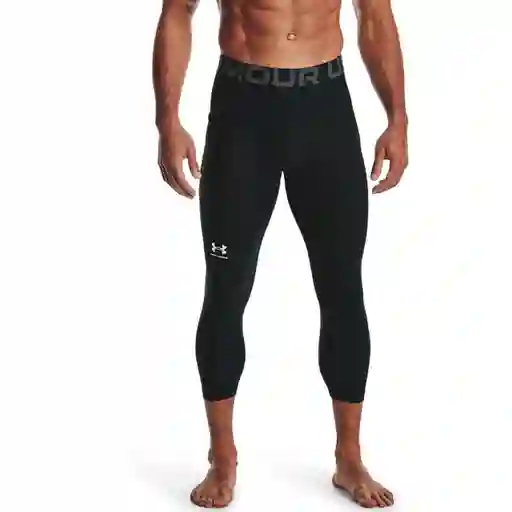 Under Armour Leggings hg 3/4 Hombre Negro T. SM Ref: 1361588-001