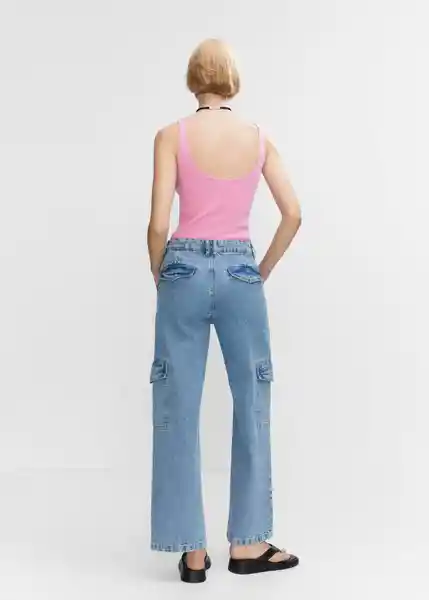Top Gymnasti Rosa Pastel Talla M Mujer Mango