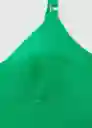 Enterizo Mono Pily Verde Talla S Mujer Mango